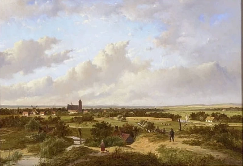 Veduta della spiaggia di Scheveningen - Cultural Heritage Agency of the Netherlands Art Collection